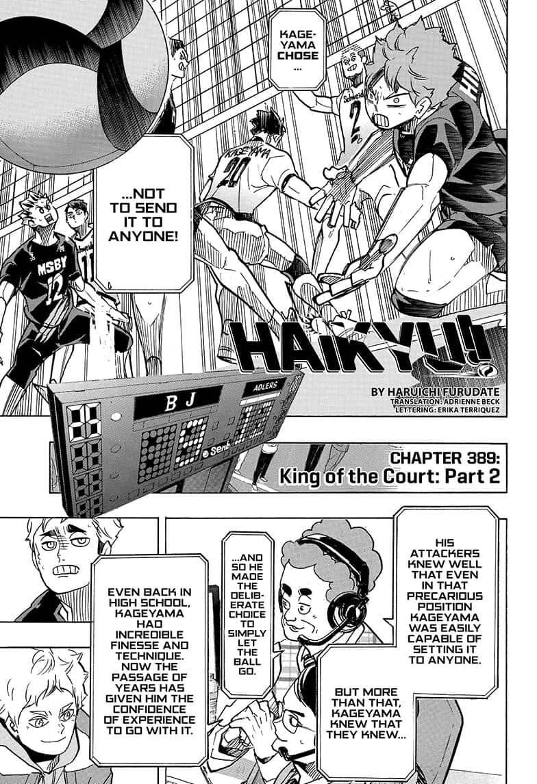 Haikyu!!-Chapter 389